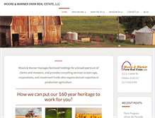 Tablet Screenshot of moore-warner.com